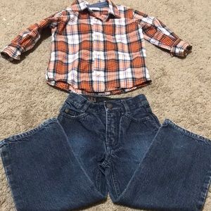 Gymboree shirt pants toddlers 3t jeans set bundle